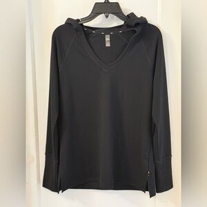 HYBA BY REITMAN’S BLACK THIN KNIT HOODIE
